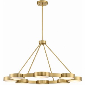 Crystorama Lighting Orson 8 - Light Chandelier in  Modern Gold - 1 of 4