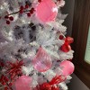 Northlight 4ct Transparent Shatterproof Finial Christmas Ornament Set 5" - Pink - 2 of 2