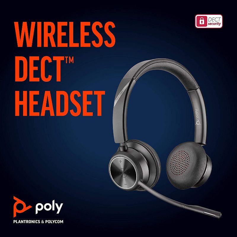 Poly Savi 7320 Ultra-Secure Wireless DECT Headset System, 2 of 7