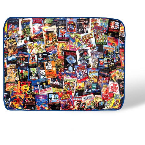 488px x 488px - Toynk 8-bit Armageddon Retro Video Games Fleece Throw Blanket | 45 X 60  Inches : Target