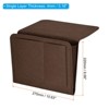 Unique Bargains Felt Bedside Organizer Bed Hanging Caddy 5 Pockets Hanging Bag 1 Pc - 2 of 3