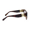 Swarovski  050 Womens Square Eyeglasses Dark Brown 51mm - 3 of 3