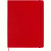 Moleskine Classic Notebook, Hard Cover, XL (7.5 in. x 9.5 in.) Ruled/Lined, Scarlet Red, 192 Pages - 3 of 4