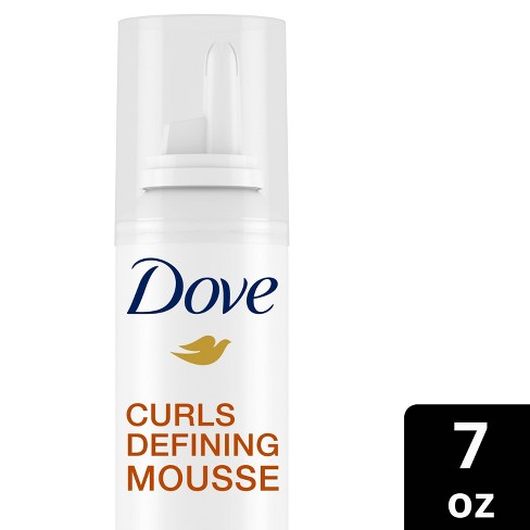 dove curl defining mousse travel size