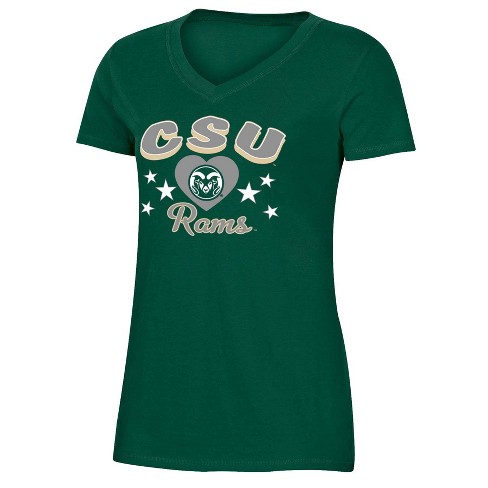 NCAA Colorado State Rams Women's V-Neck T-Shirt - S