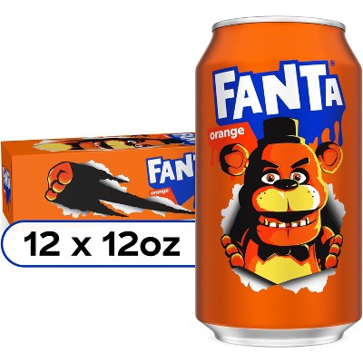 Fanta Orange Soda - 12pk/12 fl oz Cans