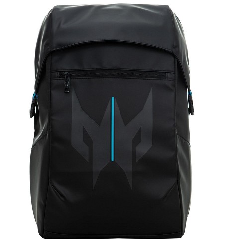 Acer Predator Lite Backpack - Fits 15.6" Laptops Lightweight 1680D Ballistic Polyester Ventilated Mesh Back Adjustable Straps Water Resistant Zippers