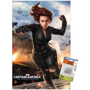Trends International Marvel - Captain America - The Winter Soldier - Black Widow Unframed Wall Poster Prints - 1 of 4