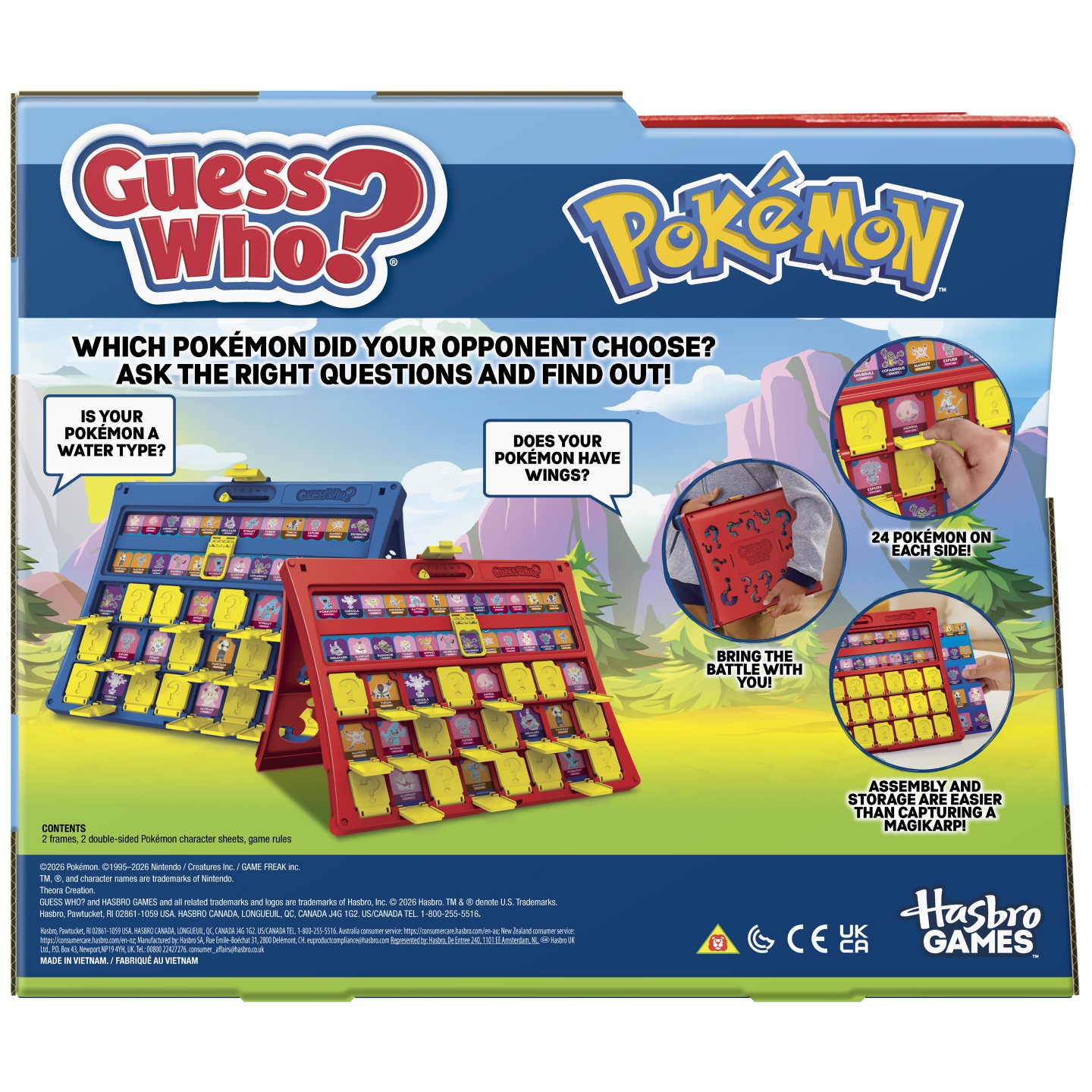 Детские игрушки Guess Who? Guess Who? Pokémon Board Games — фото 4