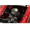 1965 Shelby GT350R Pro Touring Red Metallic with Silver Hood and Trunk Limited Edition 1/18 Diecast Model Car by ACME - 2 of 4