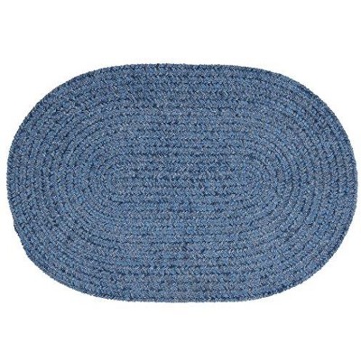 Colonial Mills Barefoot Chenille Bath Rug - Blue 2'3"x3'10"