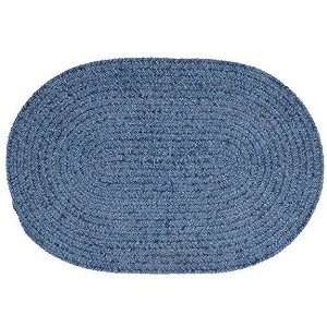 Colonial Mills Barefoot Chenille Bath Rug - Blue 2'3"x3'10" - 1 of 3