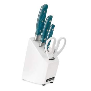 Blue Diamond Stainless Steel Cutlery, 14 Piece Knife Block Set, Dishwasher  Safe, Blue 