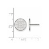 Black Bow Jewelry 14k White Gold Boston Bruins NHL Stud Earrings - 2 of 3