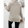 WhizMax Womens Plus Size Knit V Neck Sweaters Lightweight Long Sleeve Tunic Tops Shirts Casual Sweatshirt Trendy - image 4 of 4