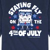 Boys' - SpongeBob SquarePants - Fly on the 4th of July Long Sleeve Graphic T-Shirt - 2 of 4
