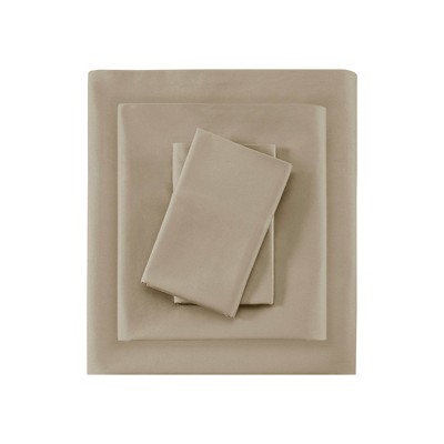 525 Thread Count Solid Cotton Blend Sheet Set