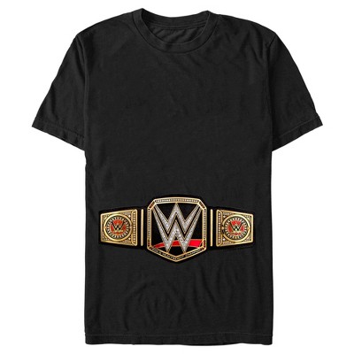  Men's WWE Championship Belt T-Shirt - Black - Small : Clothing,  Shoes & Jewelry