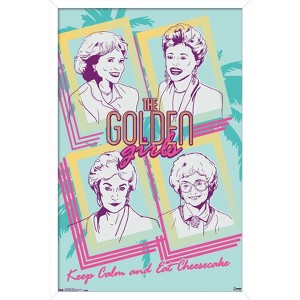 Trends International The Golden Girls - Group Framed Wall Poster Prints - 1 of 4