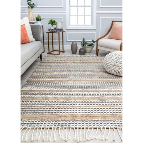 Round rug - Ella (creme) - Wool rugs