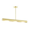 Livex Lighting Novato 3 - Light Chandelier in  Satin Brass - 4 of 4