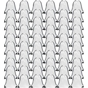 Waterproof Drawstring Backpack Bulk, Nylon Cinch Bags in 10 Colors for School, Gym, Sports - 1 of 4