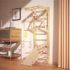 BABYYER 7 in 1 Indoor Jungle Gym with w/Pull-Up Bar, Foldable Toddler Climbing Gym Set, Eco-Friendly Pine, 100lb Capacity, for Kids Ages 3-8 - 2 of 4