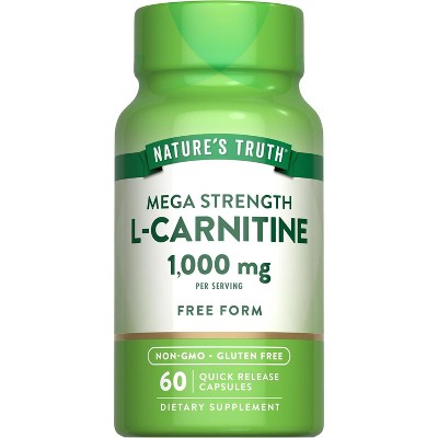 Nature's Truth L Carnitine 1000mg | 60 Capsules