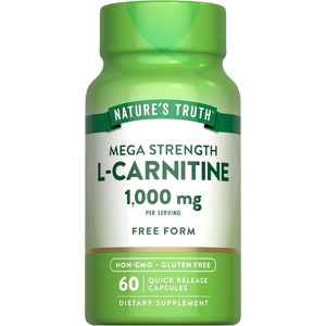 Nature's Truth L Carnitine 1000mg | 60 Capsules - 1 of 4