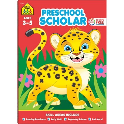 School Zone Preschool Scholar Workbook – (Paperback)