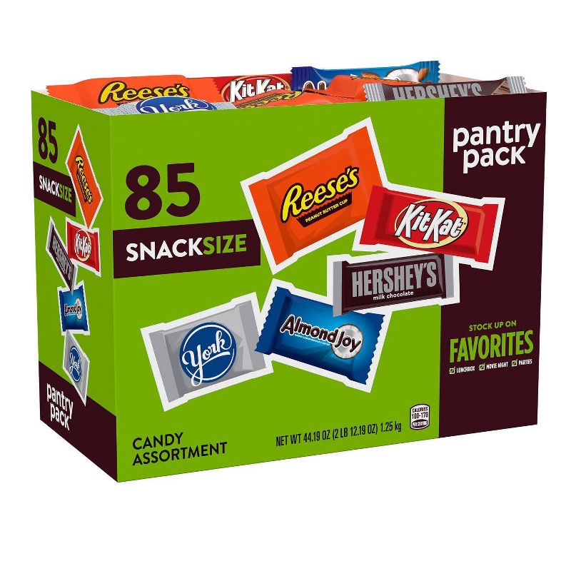 Hershey&#39;s Pantry Pack Snack Size Assortment Bars - 85ct/44.19oz, 1 of 3