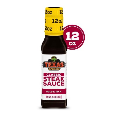 Texas Roadhouse Classic Steak Sauce, 12 oz. (Pack of 2)