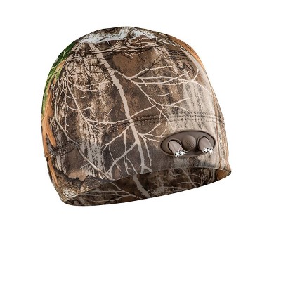 POWERCAP Adult 4 LED Compression Fleece Cap - Real Tree Camo