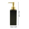 Unique Bargains Elegant Square Soap Pump Dispenser for Laundry Rooms 350ml 1 Pc - image 4 of 4