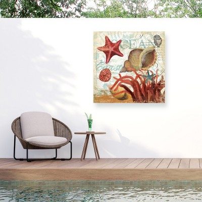 "Shell Collector Ocean" Outdoor Canvas