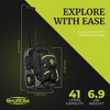 Sportube Cabin Cruiser Lightweight Wheeled or Carry On Gear and Travel Boot Bag with Padded Compartment & Pull Handles, Green - 3 of 4