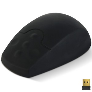 Delton M44 Medical Grade Airtight Waterproof Silicone Wireless Computer Mouse, Black - 1 of 4