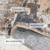 Washable Non-Slip Rug, Modern Abstract Low Pile Indoor Carpet, Soft Machine Washable Area Mat for Living Room, Bedroom, Entryway - 3 of 4