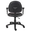Posture Chair with Adjustable Arms Black - Boss Office Products - image 4 of 4