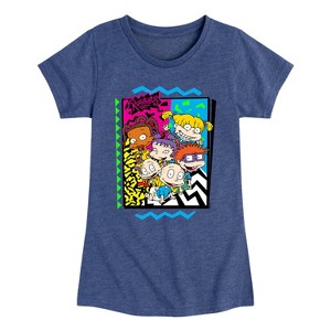 Girls' - Rugrats - 90's Art Fitted Short Sleeve Graphic T-Shirt - 1 of 4