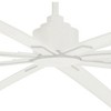 84" Minka Aire Modern Outdoor Ceiling Fan with Remote Control Flat White Wet Rated for Patio Exterior House Home Porch Gazebo Barn - 3 of 4