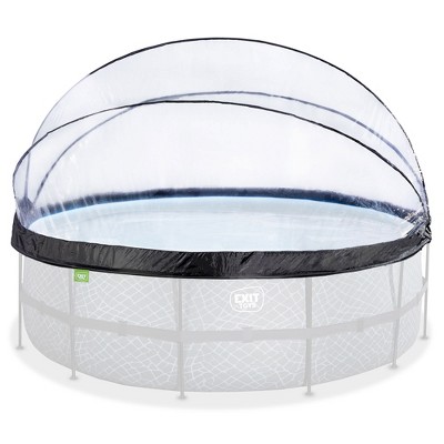 EXIT Toys Round Multifunctional Cover Dome Enclosure for Outdoor Pools