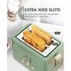ZACHVO 2 Slice Toaster, Retro Bread Toaster with LED Display - 2 of 4