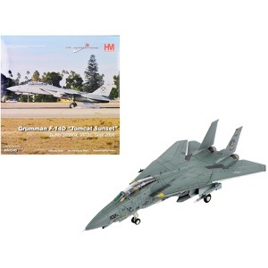 Grumman F-14D Tomcat Fighter Aircraft "VF-31 Tomcat Sunset" (2006) USAF "Air Power Series" 1/72 Diecast Model by Hobby Master - 1 of 4