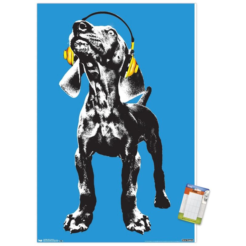 Trends International Keith Kimberlin - Puppy - Modern Weimaraner Pop Art Unframed Wall Poster Prints, 1 of 7