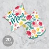 Big Dot of Happiness Colorful Floral Happy Mother's Day - Favor Gift Boxes - We Love Mom Party Petite Pillow Boxes - Set of 20 - 2 of 4