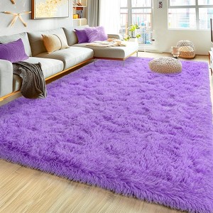 LOVEVOOK 5x7 Feet Area Rugs for Living Room Bedroom, Non-Slip Fluffy Soft Shag Rug, Plush Carpet for Home Dorm Decor Aesthetic - 1 of 4