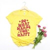 Simply Sage Market Makes You Happy Flowers Short Sleeve Tee - 3 of 4