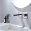 BWE Single-Handle Wall Mount Bathroom Faucet With Deck Plate in Brushed Nickel - 4 of 4