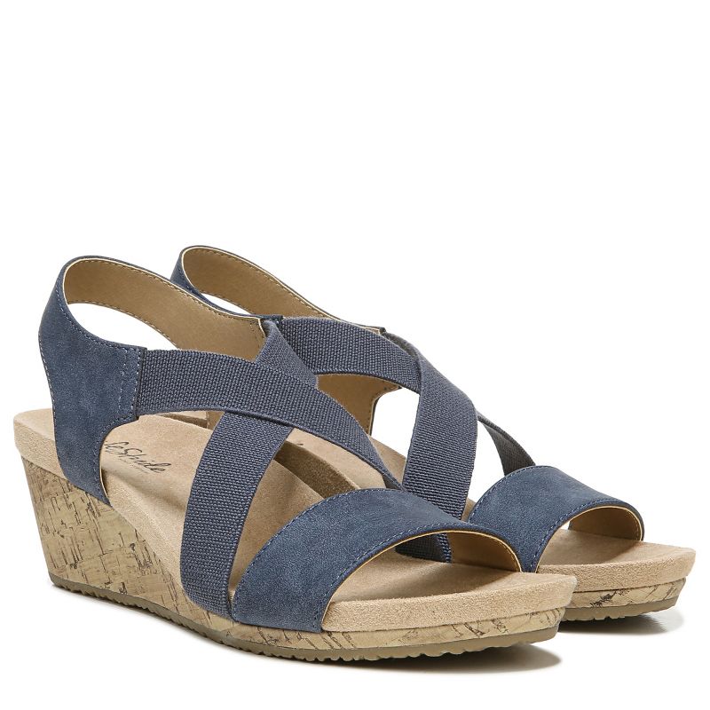 LifeStride Womens Mexico Strappy Wedge Sandals, 2 of 9